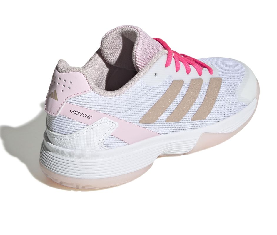 Junior shoes Adidas Ubersonic K - off white/silver metallic
